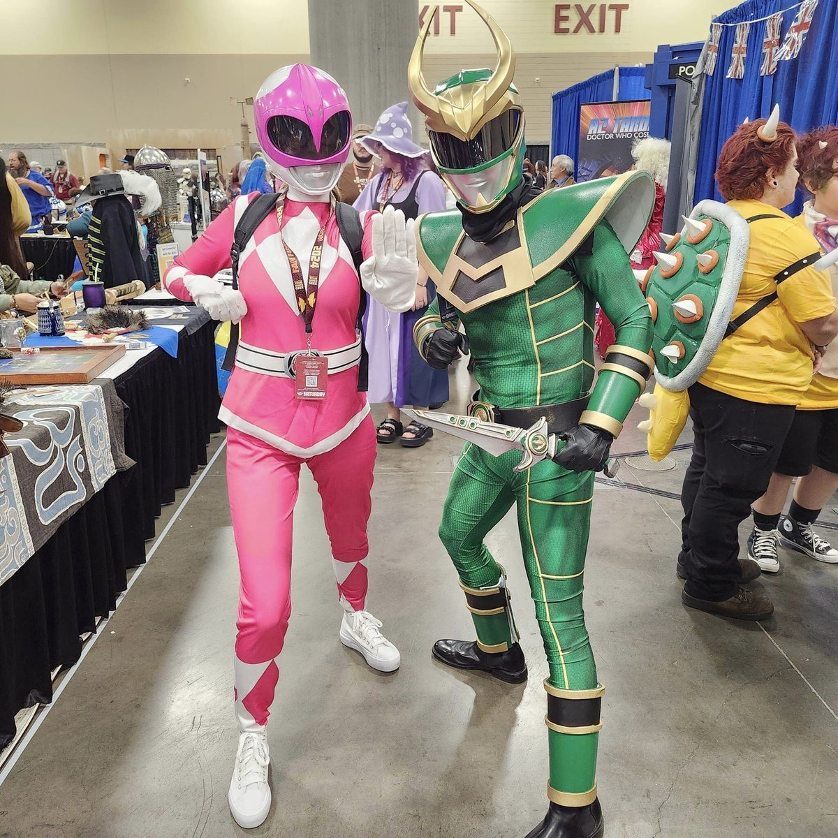 Loki and the Pink Ranger at Phoenix Fan Fusion 2024